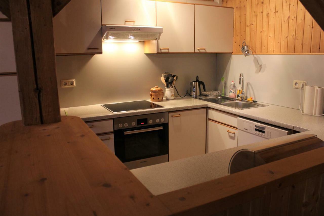 Ferienwohnung Zum Alten Forsthaus Messern Exterior foto